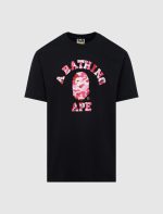 BAPE CAMO COLLEGE TEE SK-1