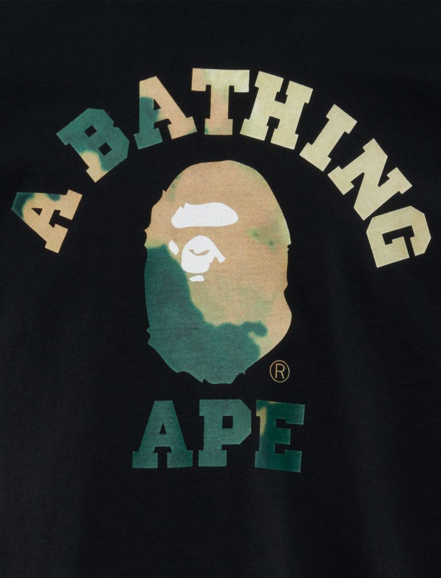 BAPE TIE DYE COLLEGE TEE