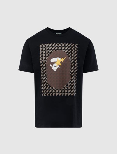 BAPE HOUNDSTOOTH APE TEE