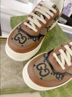 Gucci Brown Monogram GC Black Sneakers – GCC194