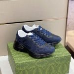 Gucci Rhyton Blue Canvas Sneakers – GCC212