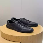 MEN’S G75 SNEAKER IN BLACK LEATHER – GCC259