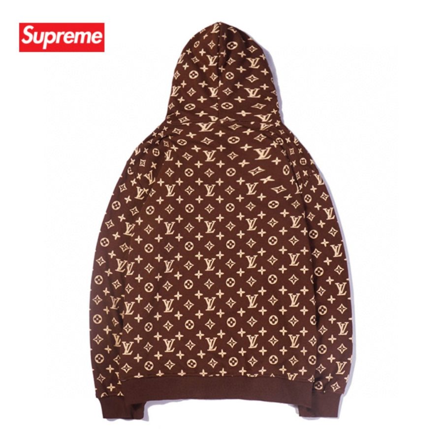 SUPREME X LV BOX LOGO HOODED