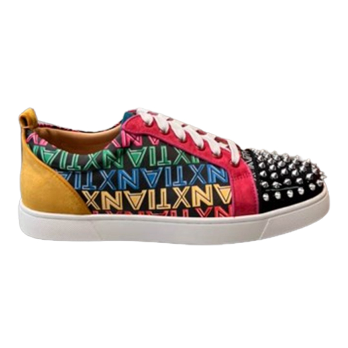 Christian Louboutin Louis Junior Spikes Multicolor Sneaker – CLS043