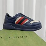 Gucci Chunky Lace Embossed Black Sneakers – GCC191