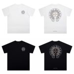 CHROME HEARTS BLACK WHITE T-SHIRT-14