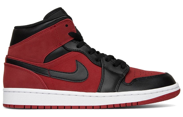 Air Jordan 1 Mid ‘Reverse Banned Gym Red Black’