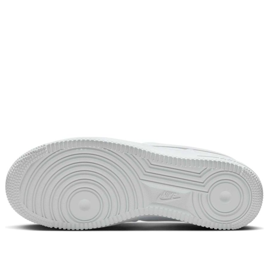 Nike Air Force 1 Low ’07 Next Nature ‘Triple White Bulbous Swoosh’