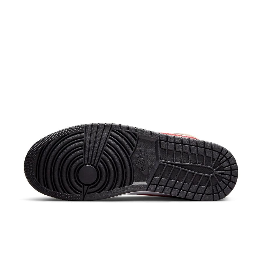 Air Jordan 1 Mid ‘Light Curry Cardinal Red’