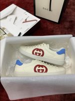 Gucci Ace Interlocking G White Red Blue Sneakers – GCC196