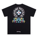 CHROME HEARTS BLACK WHITE T-SHIRT-2