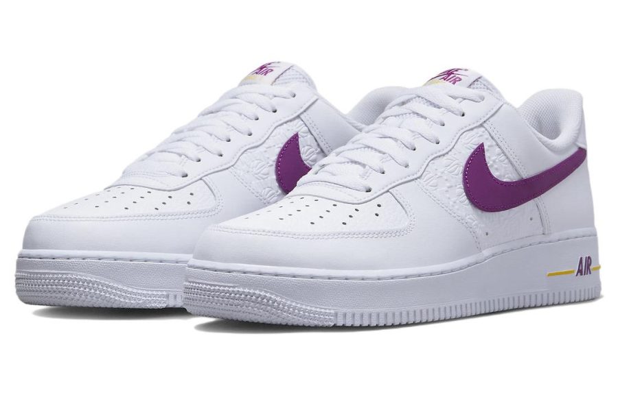 Nike Air Force 1 ’07 ‘Embossed Hoops – Lakers’