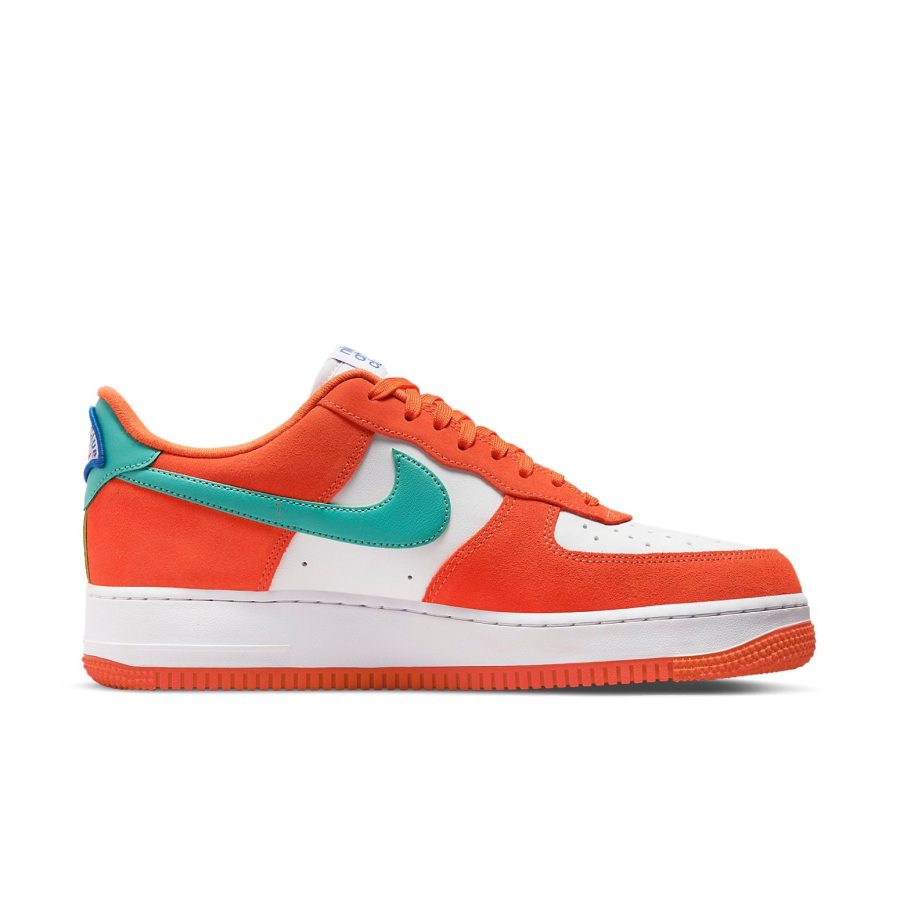Nike Air Force 1 ’07 LV8 ‘Athletic Club – Rush Orange Washed Teal’