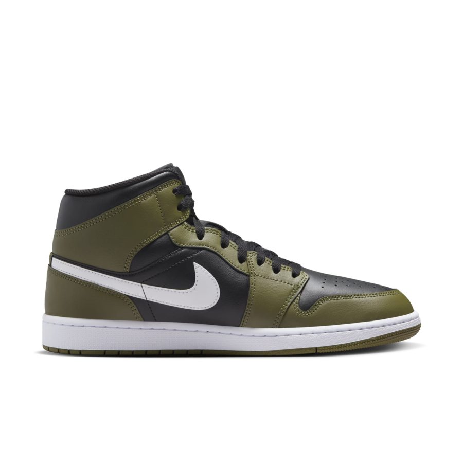 Air Jordan 1 Mid ‘Black Medium Olive’