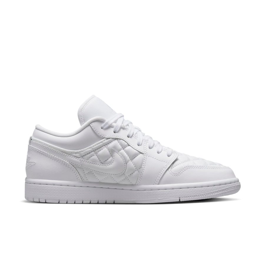 Air Jordan 1 Low ‘Triple White Quilted’