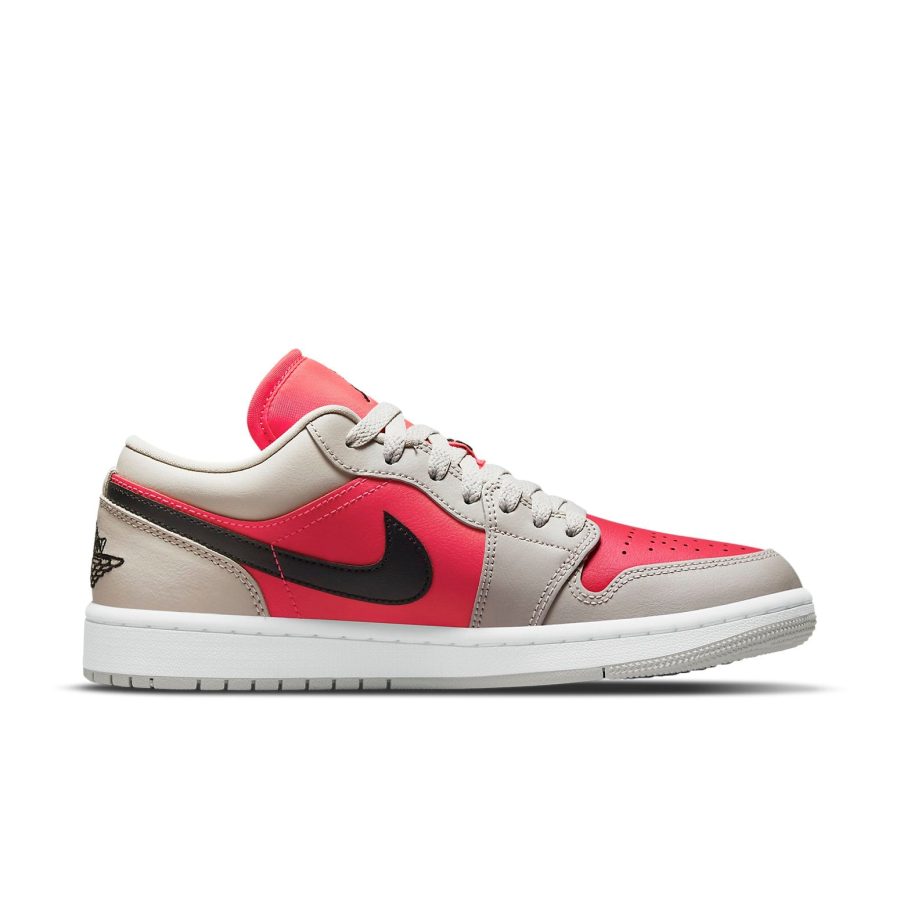 Air Jordan 1 Low ‘Light Iron Ore Siren Red’