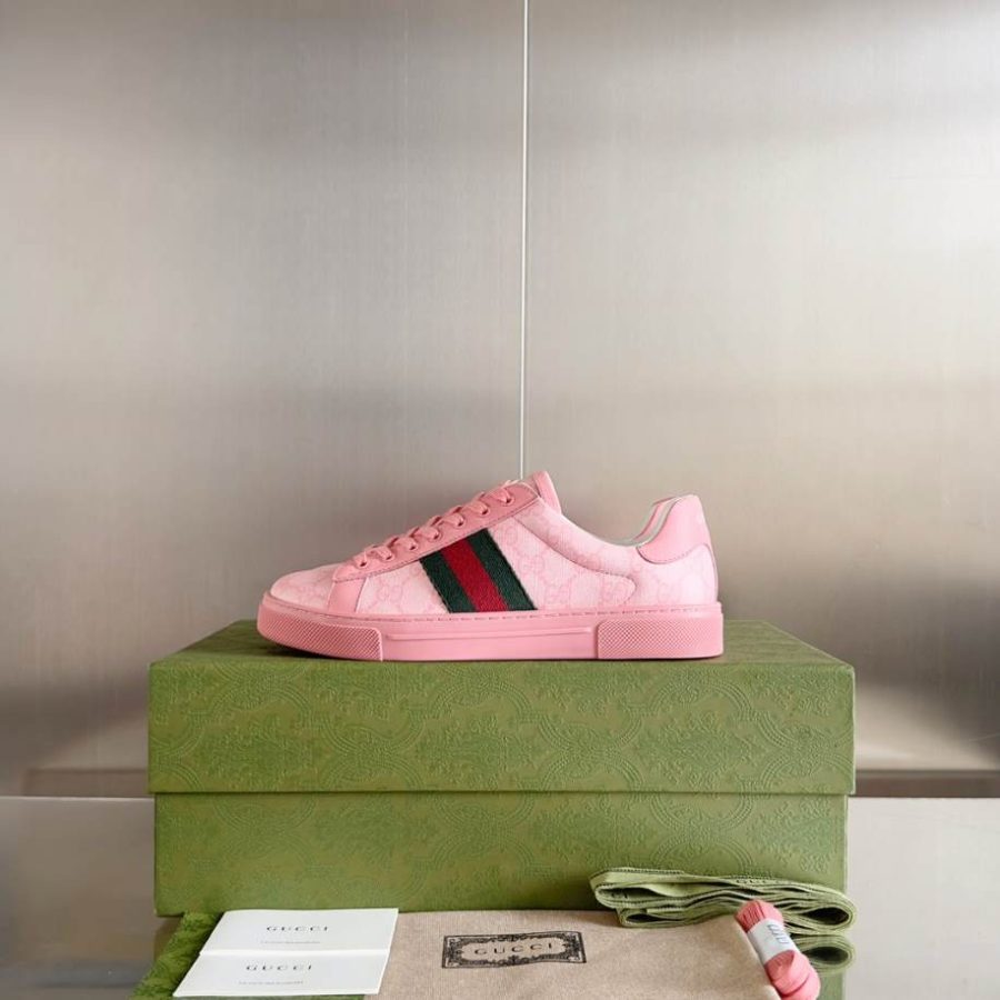 Gucci Ace Crystal Pink Sneakers – GCC187