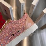 Christian Louboutin Red Bottom Pink Glitter Sneaker – CLS044