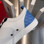 Christian Louboutin Louis Junior Spikes White Blue Sneaker – CLS042