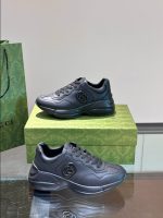 Gucci Rhyton Black Leather Sneaker – GCC172
