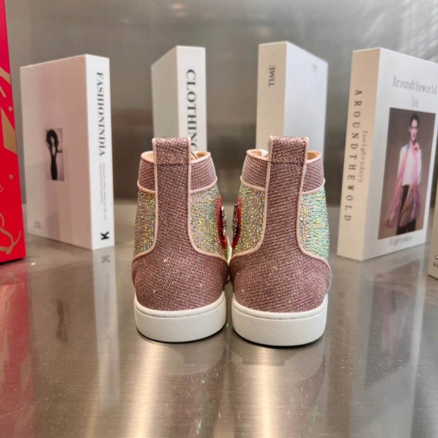 Christian Louboutin Pink Red Sneaker – CLS055