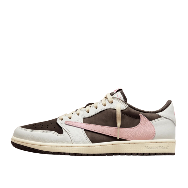 Travis Scott x Air Jordan 1 Low OG “Dark Pony/Pink Oxford“