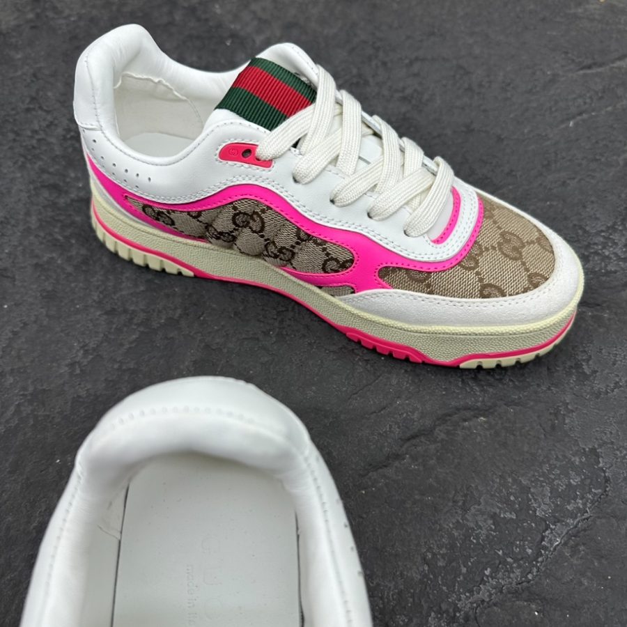 Gucci Wmns Re-Web Sneaker ‘GG Canvas – Beige Fuchsia’ – GCC156