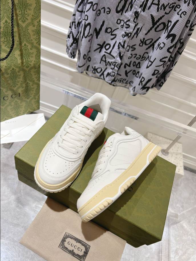 Gucci Re-Web Trainer White Sneakers – GCC208