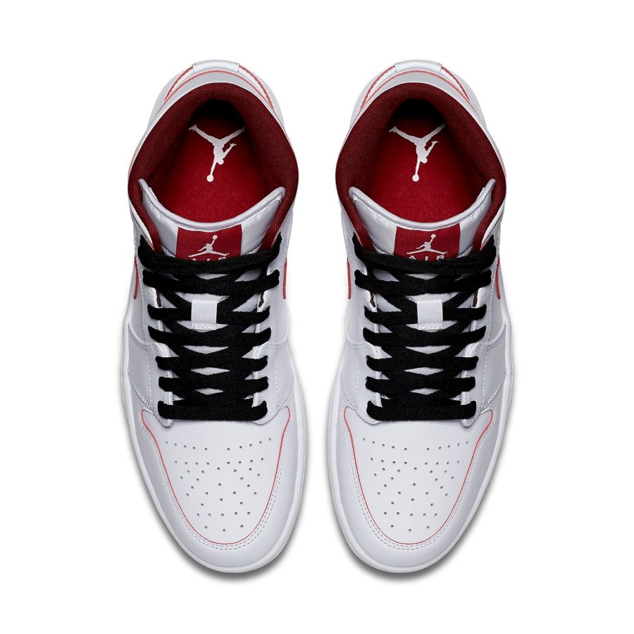 Air Jordan 1 Retro Mid ‘White Gym Red’