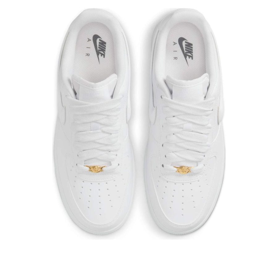 Nike Air Force 1 Low ’07 Next Nature ‘Triple White Bulbous Swoosh’