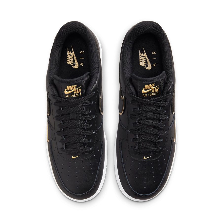Nike Air Force 1 ’07 LV8 ‘Metallic Swoosh Pack – Black’