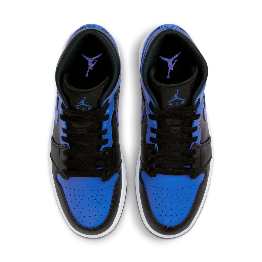Air Jordan 1 Mid ‘Hyper Royal Black’