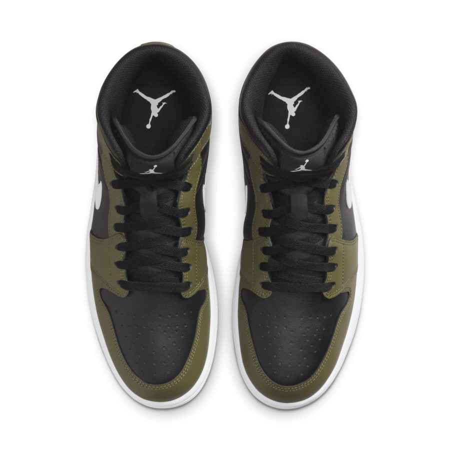 Air Jordan 1 Mid ‘Black Medium Olive’