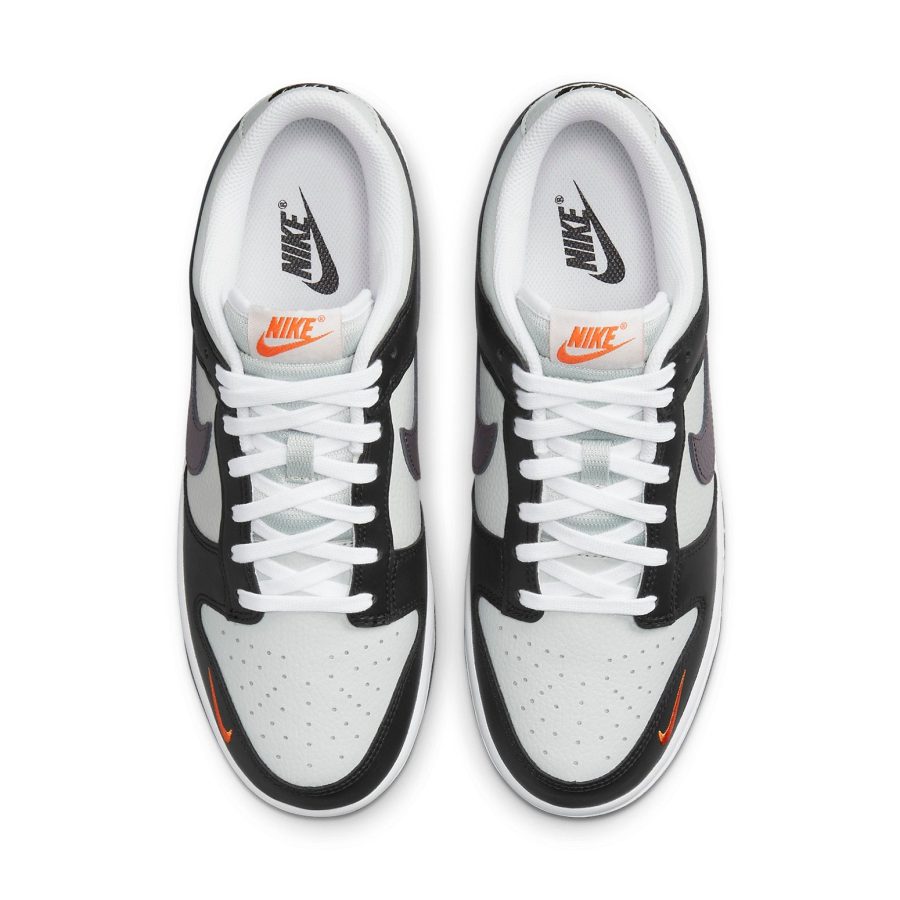 Nike Dunk Low ‘Black Total Orange Mini Swoosh’