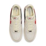 Nike Air Force 1 Low ’07 Premium ‘White Gym Red’