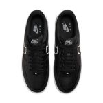 Nike Air Force 1 ’07 ‘Embroidered Swoosh – Black’