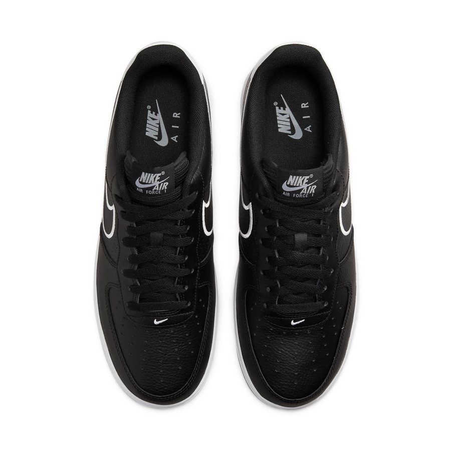Nike Air Force 1 ’07 ‘Embroidered Swoosh – Black’