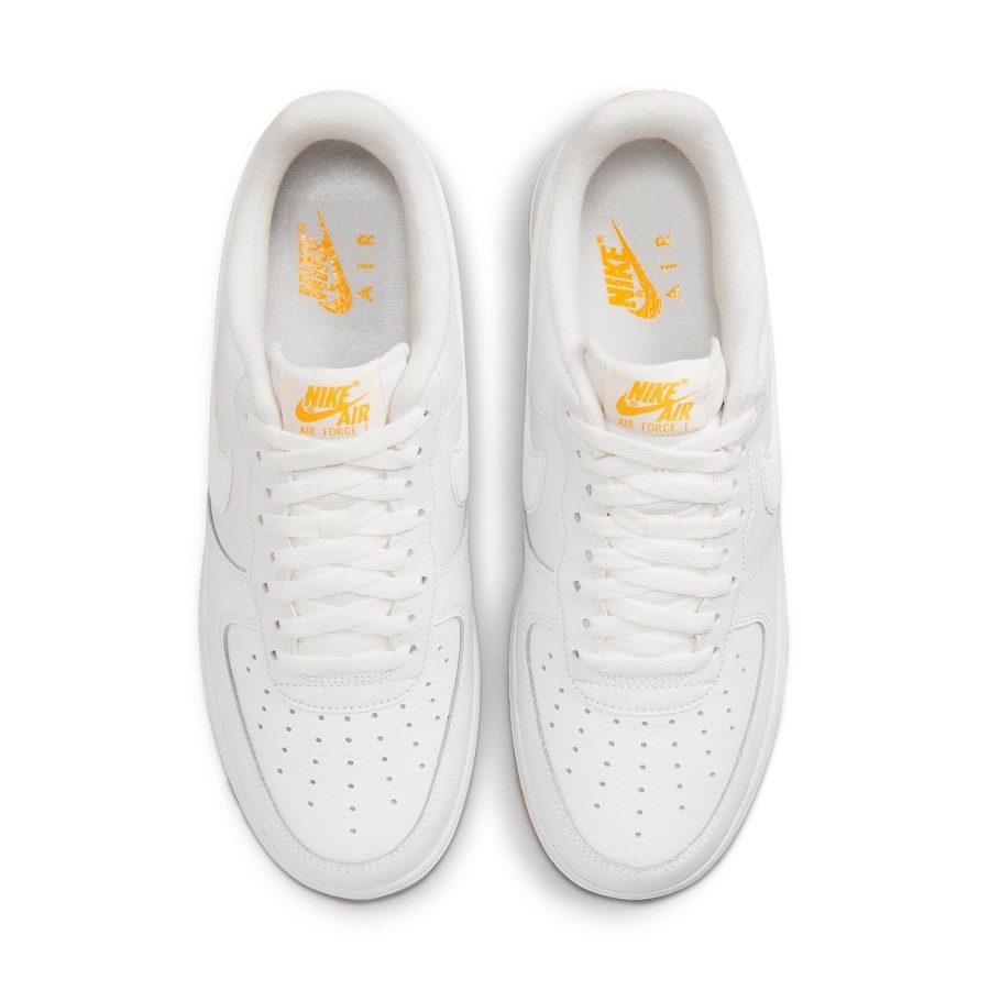 Nike Air Force 1 Low ’07 ‘White University Gold Gum’