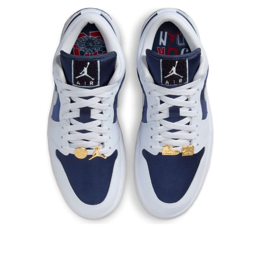 Air Jordan 1 Low SE ‘Football Grey White Gym Red Midnight Navy’