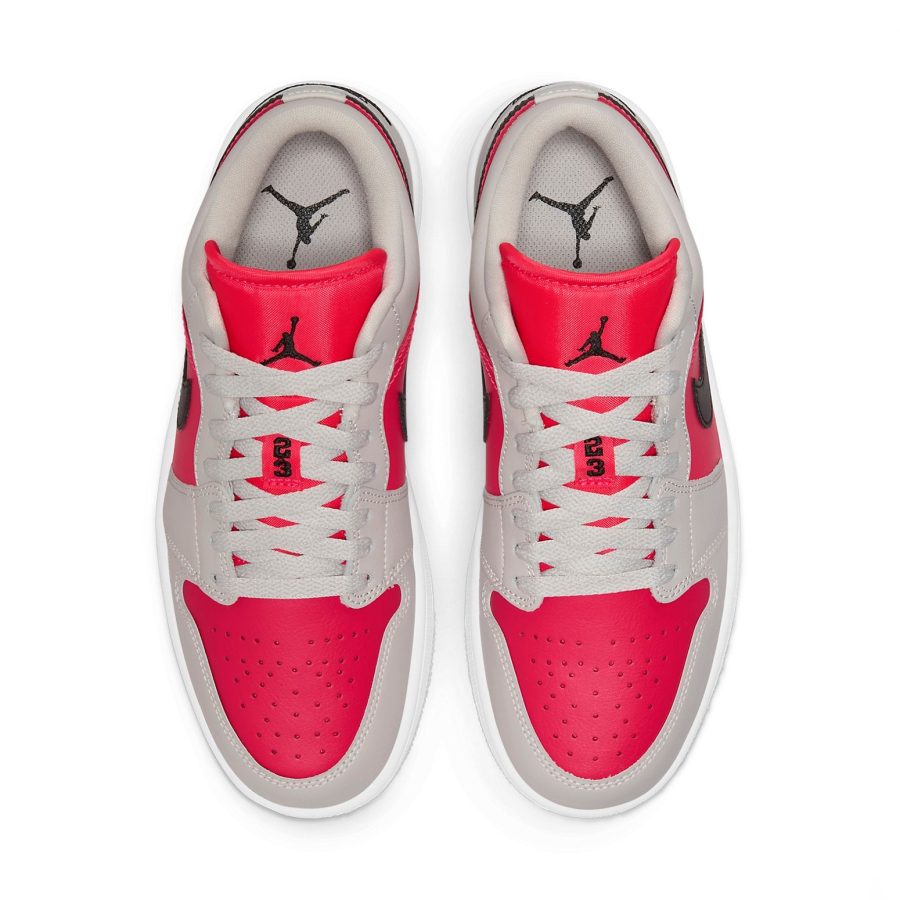 Air Jordan 1 Low ‘Light Iron Ore Siren Red’