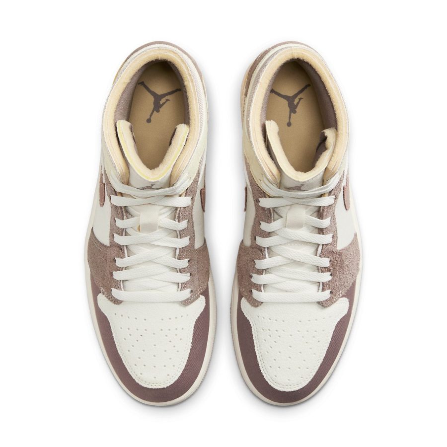 Air Jordan 1 Mid SE Craft ‘Inside Out – Taupe Haze’