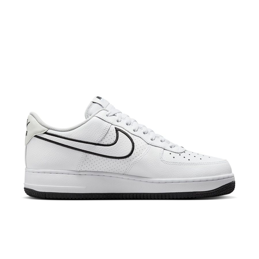 Nike Air Force 1 ’07 ‘Embroidered Swoosh – White Black’