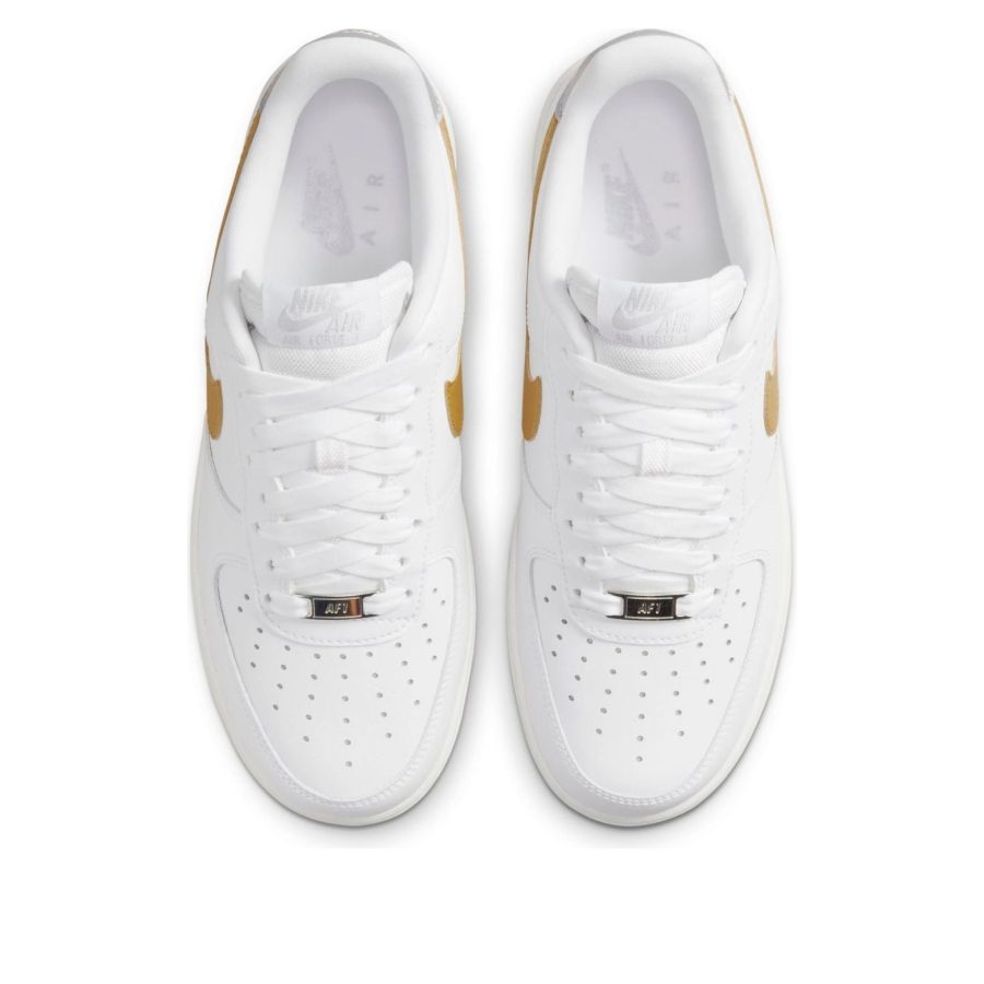 Nike Air Force 1 ’07 ‘White Metallic Gold’