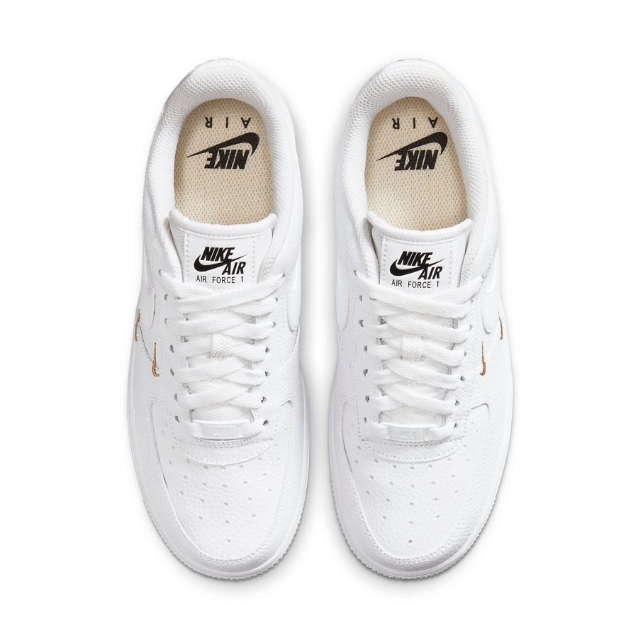 Nike Air Force 1 ’07 Essential ‘White Metallic Gold’
