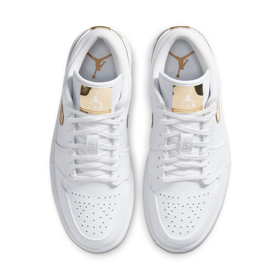 Air Jordan 1 Retro Low ‘White Metallic Gold’
