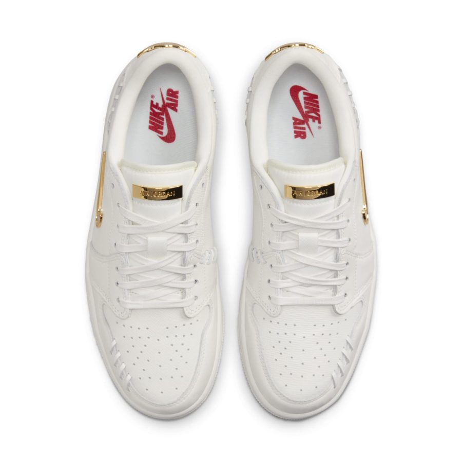 Air Jordan 1 Low Method of Make ‘Sail Metallic Gold’