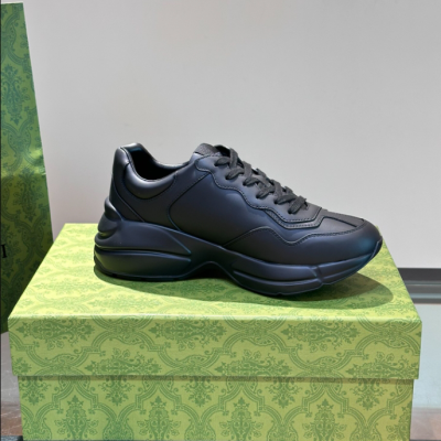 Gucci Rhyton Black Leather Sneaker – GCC172