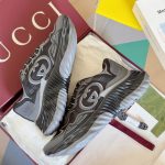 Gucci Ripple Splash Black Grey Fabric Sneakers – GCC201