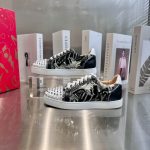 Christian Louboutin Casual Rivet Low Top Spikes Flats Sneaker – CLS045