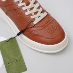 Gucci Brown Jumbo GG Embossed Sneakers – GCC210